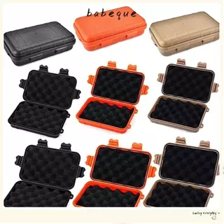 BABEQUE กล่องเก็บของสําหรับเดินทาง 1 ชิ้น, กล่องปิดผนึกพลาสติก, ภาชนะตั้งแคมป์กลางแจ้งขนาด S/M/L กันน้ํา