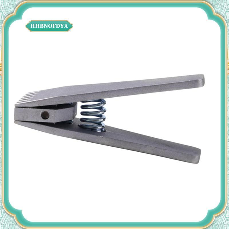 [hhbnofdya] Easy Grip Badminton Stringing Clamp Silver Aluminium Racket Restring อุปกรณ์สําหรับการซ่