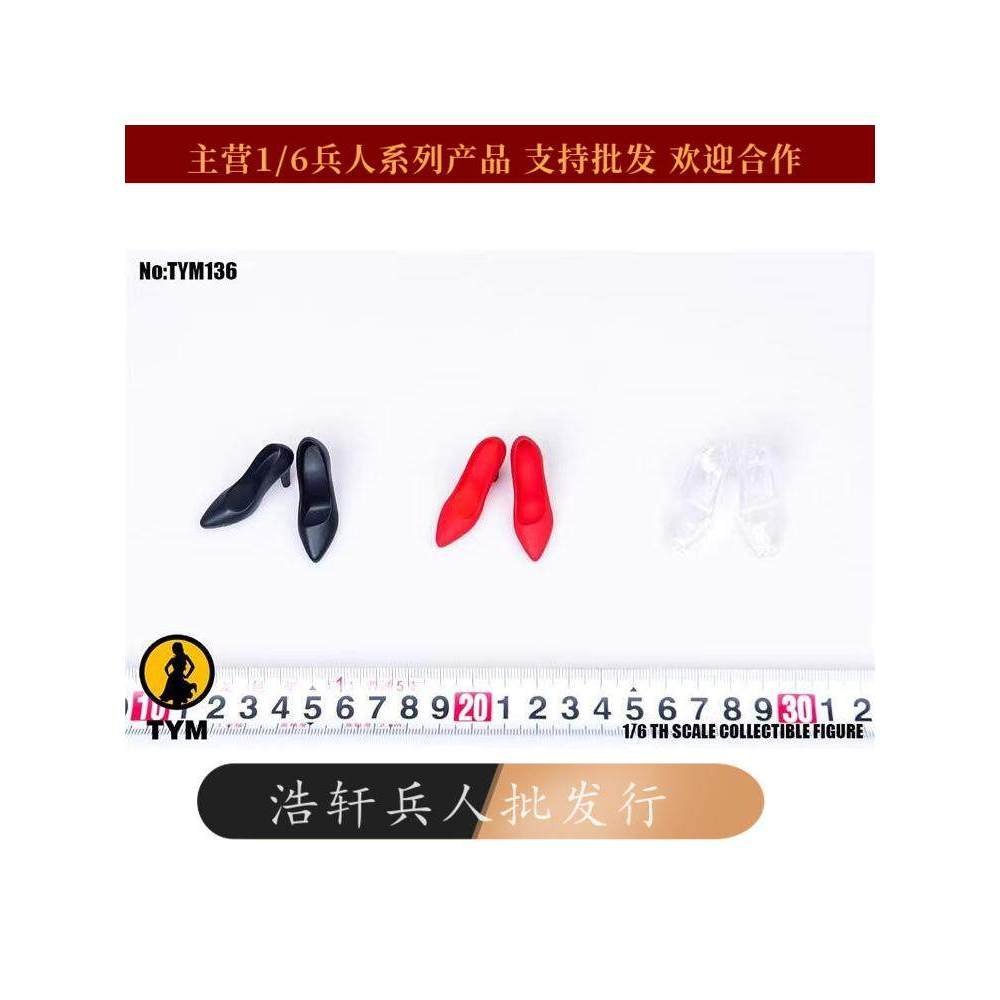 พร้อมสต็อก เวลา136 1/6 1/12 รองเท้าส้นสูงผู้หญิงหิมะสีขาวรองเท้าคริสตัลทหารหญิงอุปกรณ์เสริมร่างกาย b