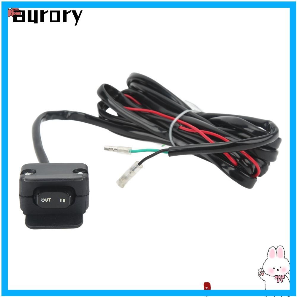 AURORY Winch Rocker Switch, 12V Control Line Handlebar Control Line,สวิทช์เปลี่ยนความยาว 3 เมตร Thum