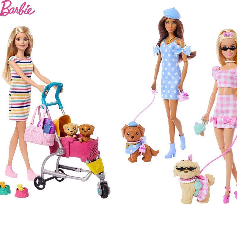 [Mattel] Barbie Barbie Fleece Good Time Series Vitality Poodle Girl Toy Gift Toy