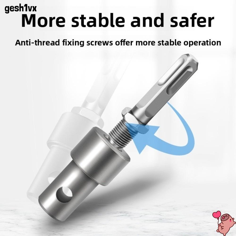 LOLLIPOP Garden Drill Adapter Connector, Auger Connector Square Handle Drill Bit Adapter, Round Handle Portable Garden ขุดเครื่องมือสําหรับสว่านไฟฟ้า