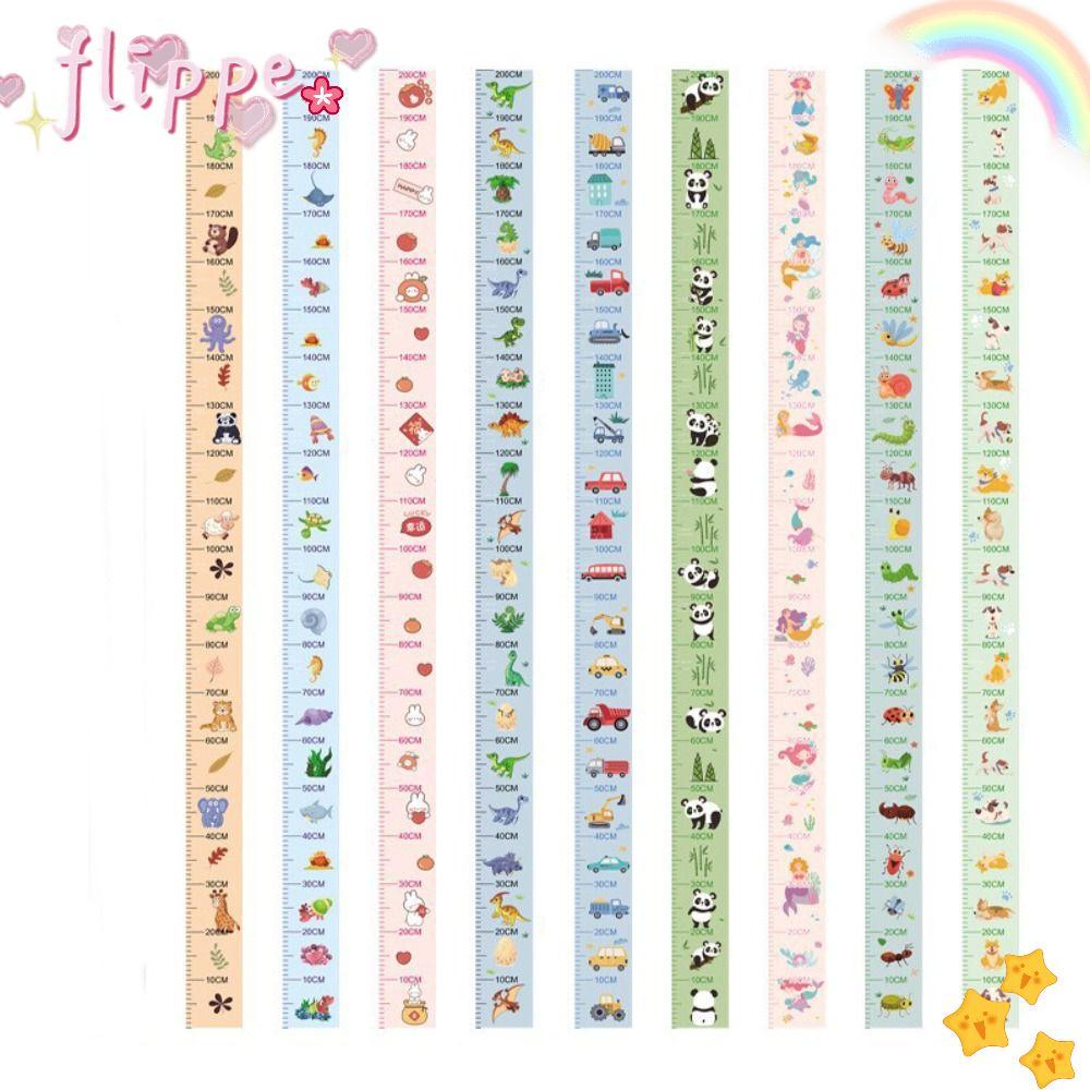 สติกเกอร์วัดส่วนสูง FIPE, แผนภูมิการเจริญเติบโตของเด็กแบบถอดได้กันน้ํา, รูปแบบ Catoon 2M ความสูง Self-กาวแผนภูมิการเจริญเติบโตสําหรับทารก
