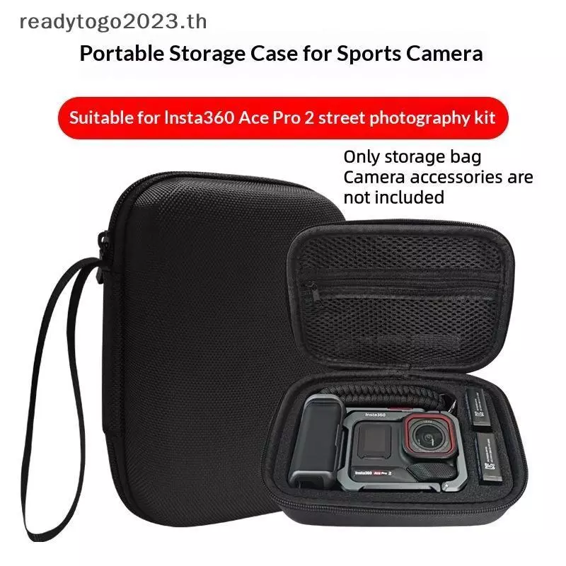 [RD] 1 ชิ้นทนทาน Sho Resistance Fall Protection Travel Storage Bag สําหรับ Insta360 Ace 2/1 Xplorer Grip EVA กระเป๋าถือ [คลังสินค้าพร้อม] thumbnail 7