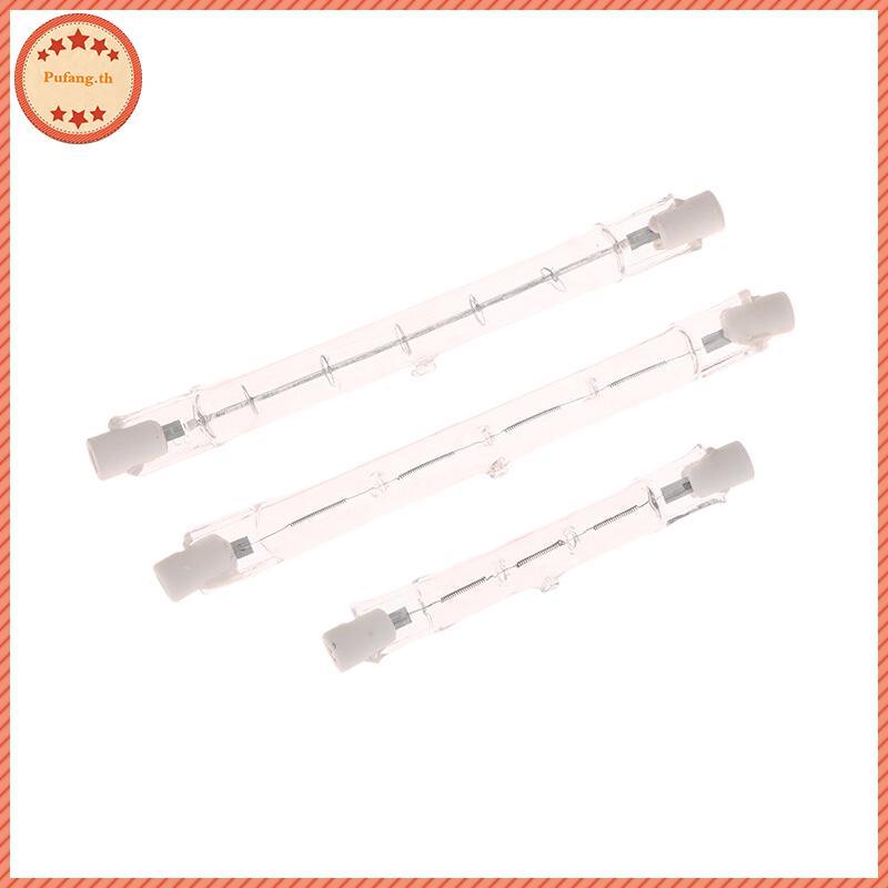 PUFANG โคมไฟ 70-1000W Double Ended Linear R7s หลอดไฟฮาโลเจน AC220-240V ตกแต่งในครัวเรือน R7s หลอดไฟฮ