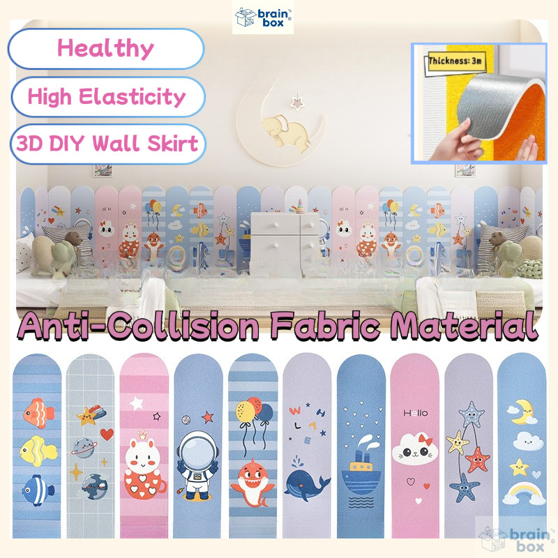 พร้อมสต็อก | 1560ซม | 10/20 ชิ้นตุ๊กตาการ์ตูนป้องกันการชนกันโฟมนุ่มสติ๊กเกอร์ติดผนัง | แผงไฟ 3D | สําหรับห้องเด็ก อนุบาลข้างเตียง