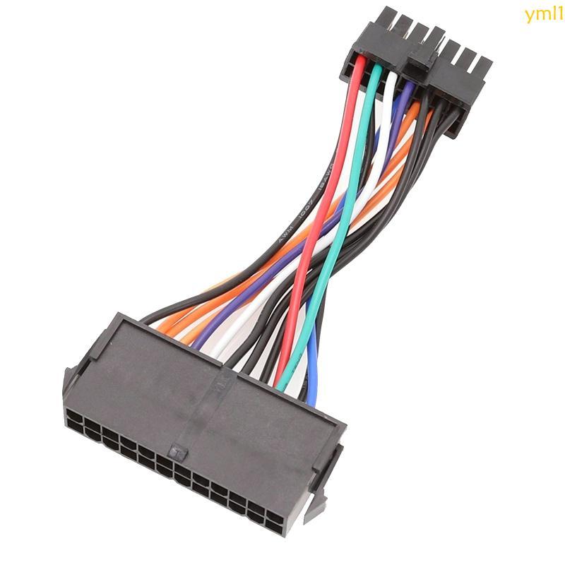 Yml1 24Pin ถึง 14Pin ATX Power Adapter สําหรับ M92P M93P H530 Q77 B75 A75 Q75