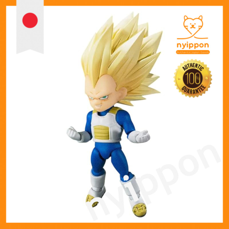 S.H.Figuarts Super Saiyan 3 Vegeta (Mini) -DAIMA- PVC & ABS figure, approximately 90mm, painted figu