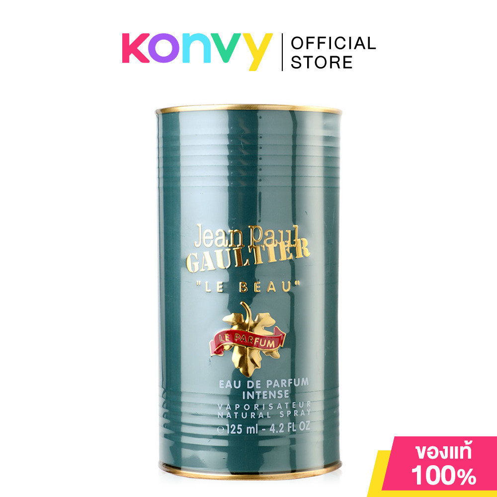 Jean Paul Gaultier Le Beau EDP 125ml น้ำหอมสำหรับผู้ชาย กลิ่นโทนวูดดี้และอำพัน (ของแท้ 100%).