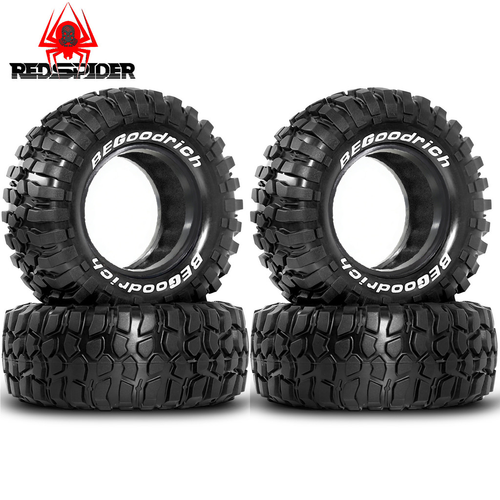 4-PCS RC Crawler รถอุปกรณ์เสริม 1.9 Crawler ยาง OD 95 มม./3.46" สําหรับ 1/12 RC Crawler รถ MJX H12P 
