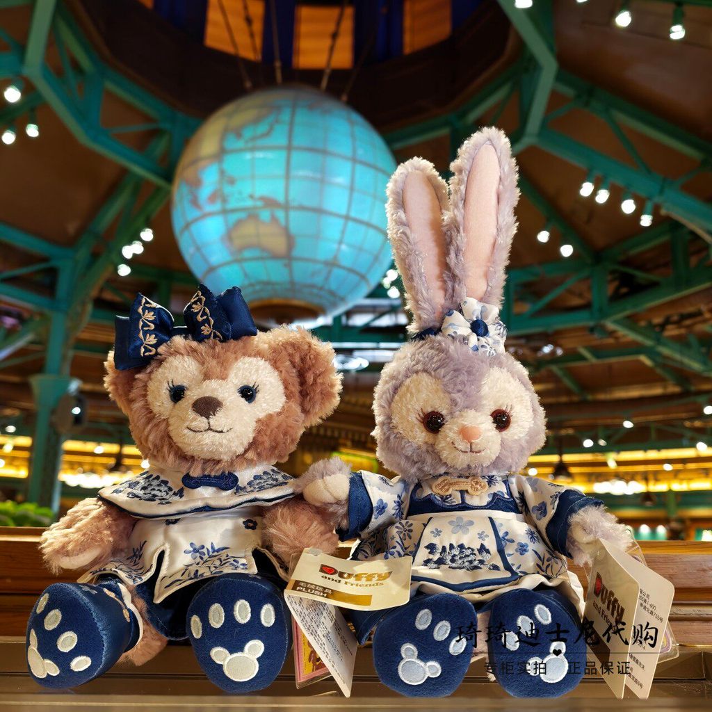 ตุ๊กตา Shanghia Disney Authen Gen ลาย Blue White Lingna Belle Star Dew Shellie Rose
