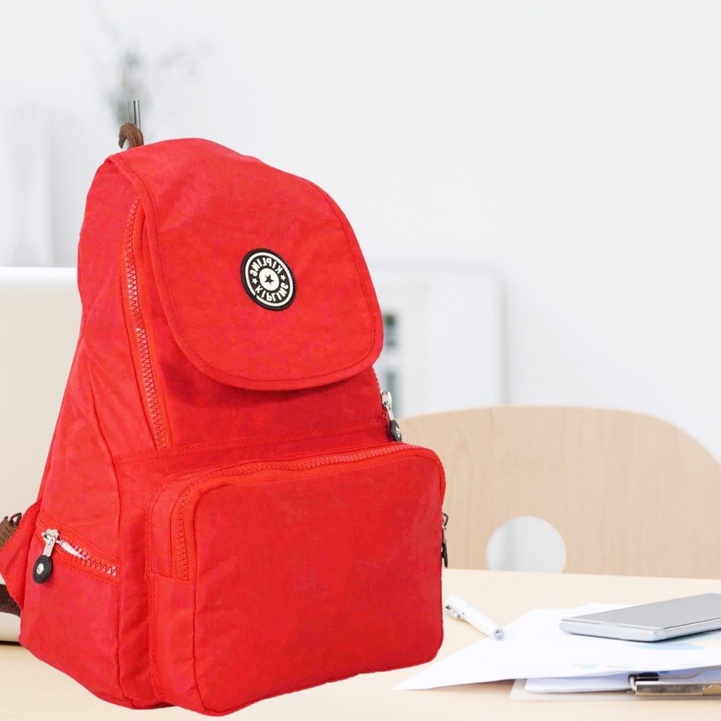 EA8 1.1 ปีใหม่ ส่งฟรี!!Kipling กระเป๋าเป้สะพายหลังผู้ชายและผู้หญิงนําเข้าวัสดุสําหรับโรงเรียนวิทยาลั