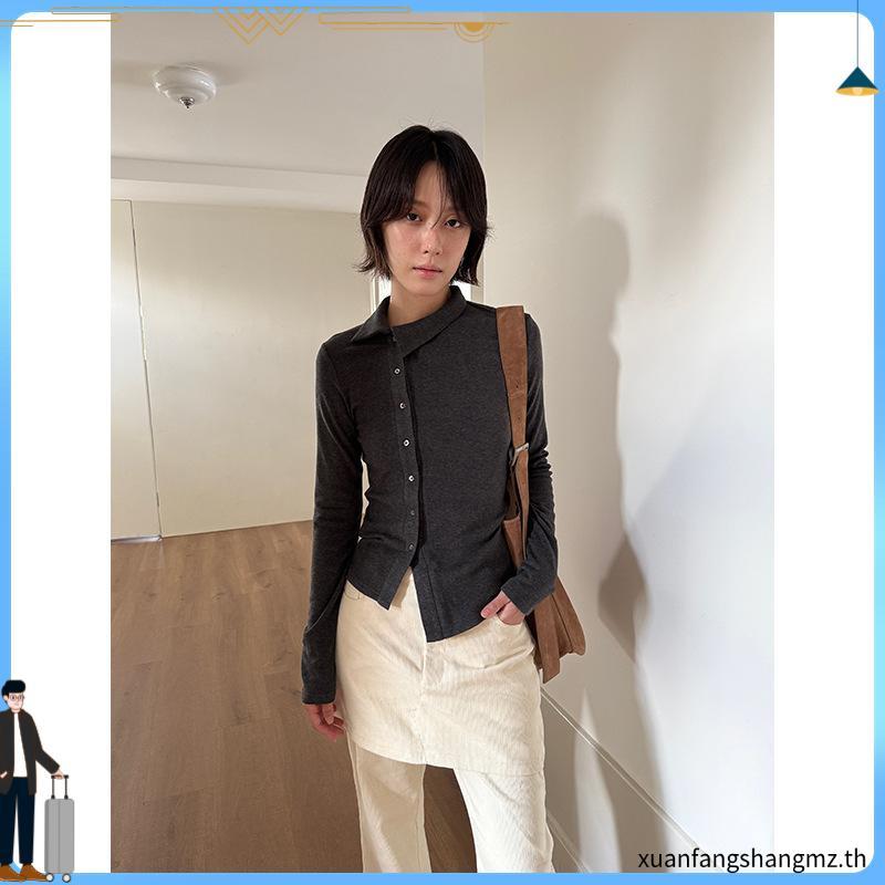 BXB - BOHEME TOP เสื้อแขนยาวติดกระดุม  | ส่งด่วน