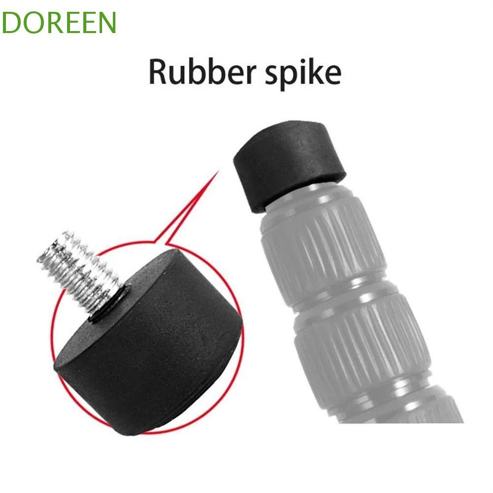 DOREEN Monopod Foot Pad, ฟุต Mount Anti-slip ขาตั้งกล้องยาง, อุปกรณ์เสริมกล้อง 3/8 1/4 นิ้วอะแดปเตอร