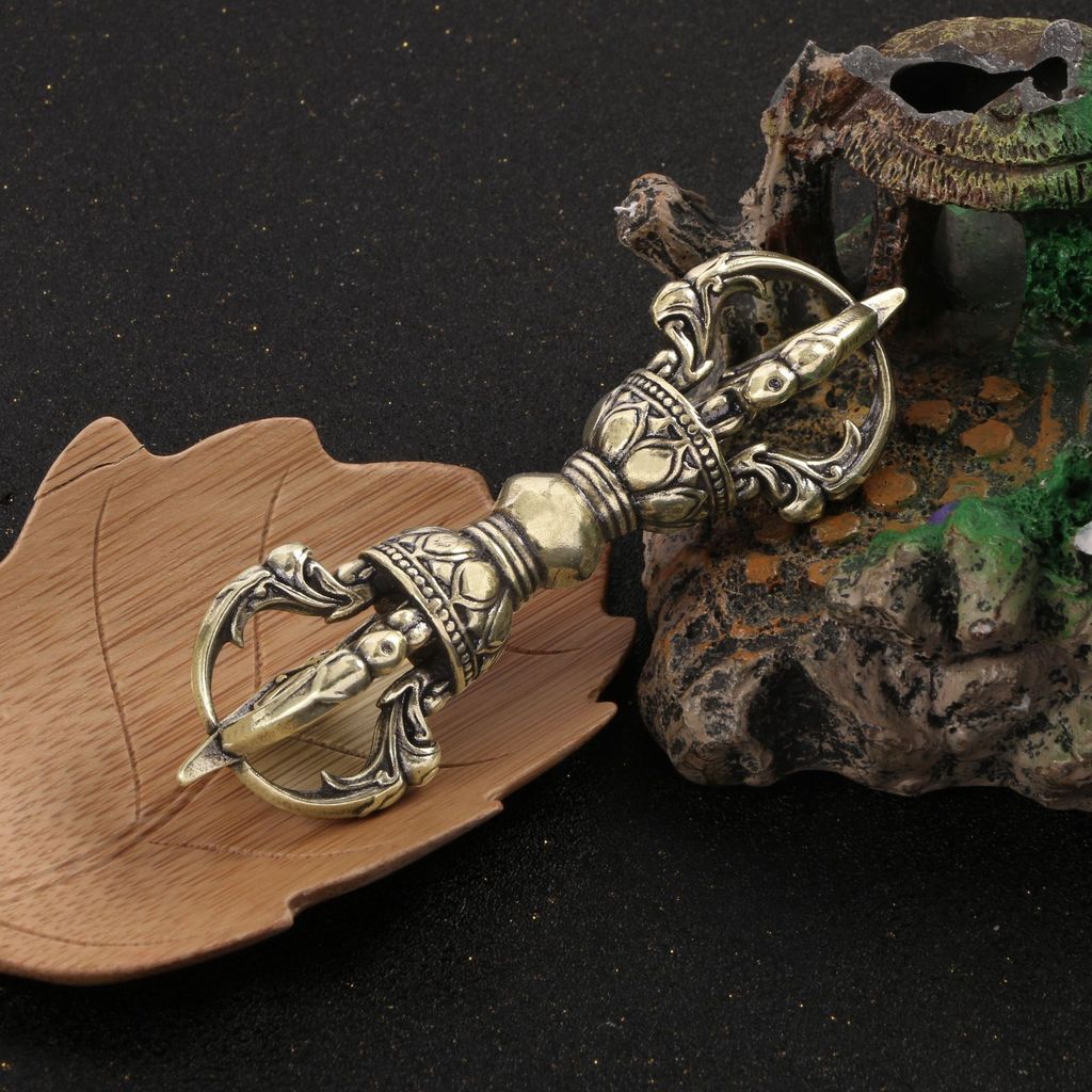 ~~ Vajra เครื่องประดับทิเบตพุทธ Sutra อุปกรณ์ทองเหลือง Retro Nine-Strand Vajra Demon Vajra Magic เคร