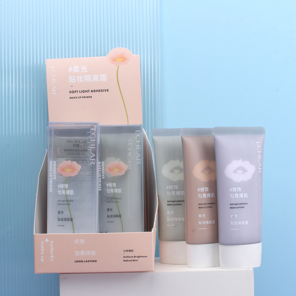 [คลังสินค้าพร้อม] Racquel Soft Light Makeup Base Cream Moisturizing Silky Fitting Makeup Primer Base