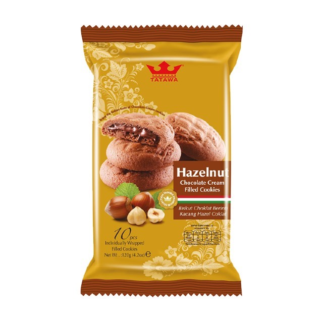 ทาทาวา คุกกี้ช็อกโกเฮเซลนัท(Tatawa Choc Cookies Hazelnut 120g.)