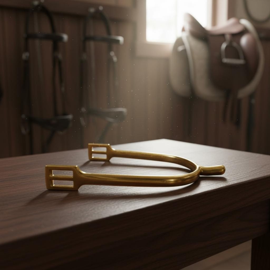 Alloy Construction Riding Spurs ขัดเสร็จสิ้น Metal Horse Spurs สําหรับขี่ม้า