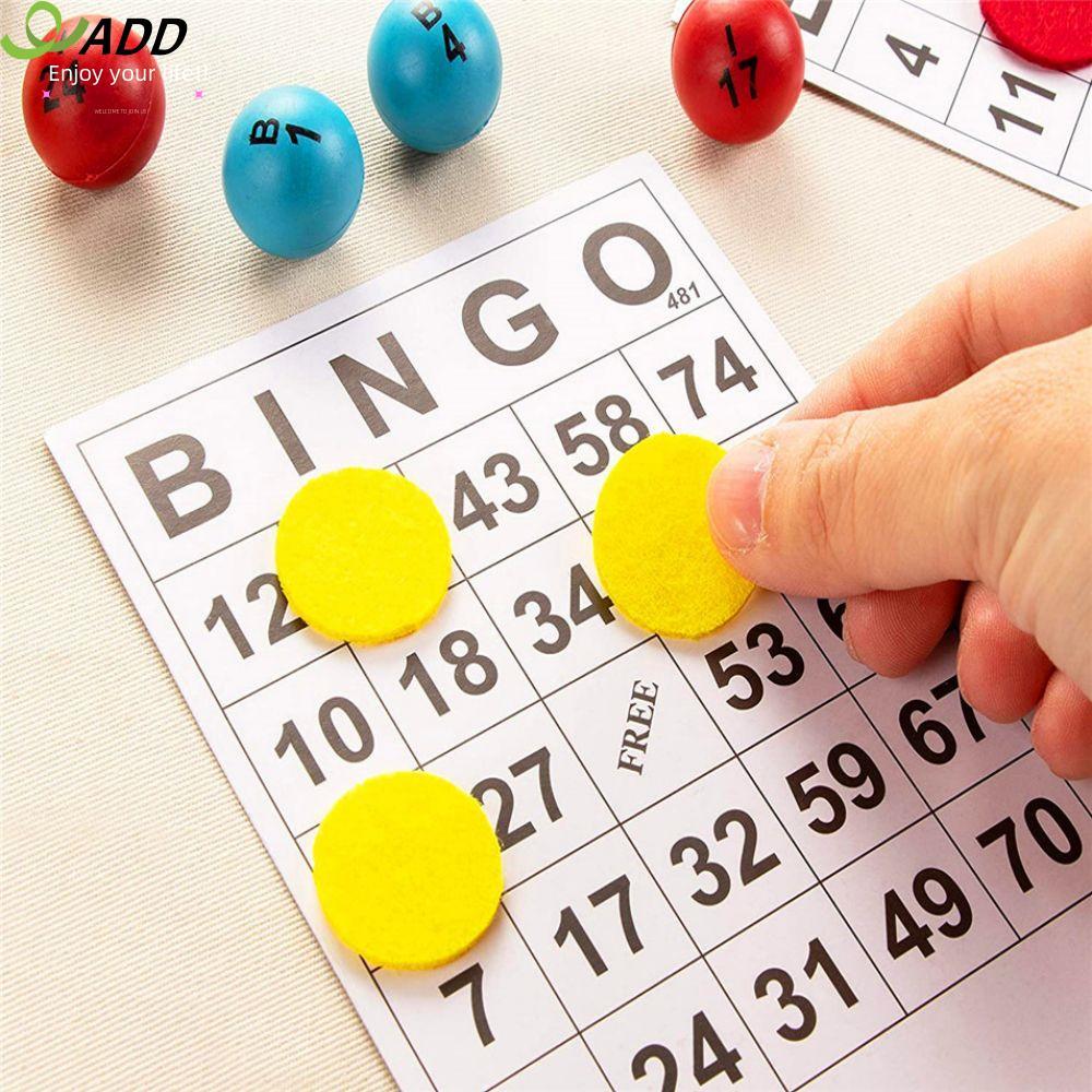 เพิ่ม 60 การ์ด bingo ที่ไม่ซ้ํากัน BINGO การ์ดเกมความบันเทิงสําหรับเด็กแบบดิจิตอล AB