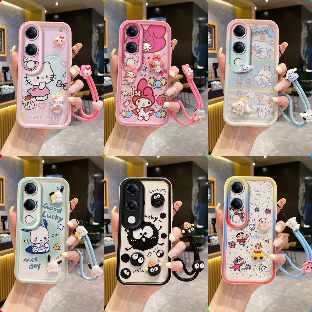 เคส VIVO V70 FE เคสโทรศัพท์ลายการ์ตูนสติ๊กเกอร์น่ารัก