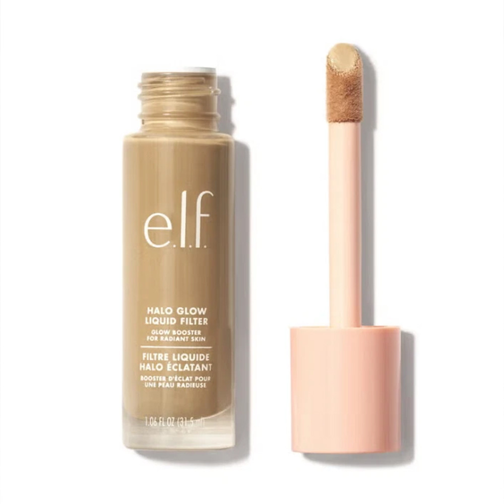 elf HALO GLOW LIQUID FILTER Highlight Booster Radiant Finish