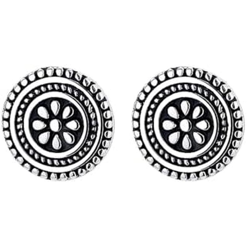 Amy & Annette Sterling Silver Stud Earrings for Women - Post Earrings for Women, 925 Sterling Silver