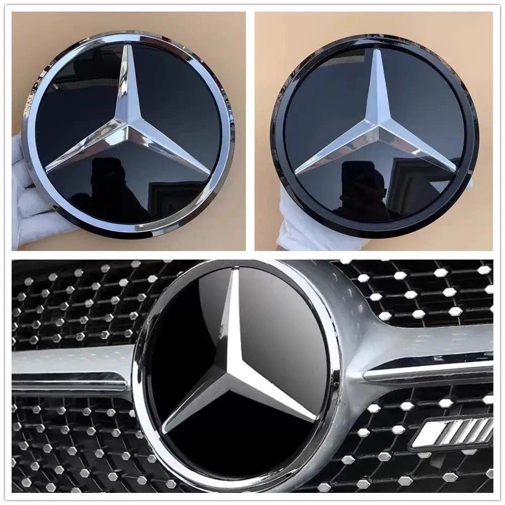 สําหรับ MERCEDES BENZ โลโก้ด้านหน้าป้ายกระจังหน้า W156 W204 W205 W210 W211 W212 W213 CE Class GLA GL