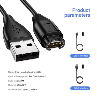 เหมาะสำหรับ Garmin Sport Watch Charger สายชาร์จ FENIX ซีรีส์ Flytime 945/245 x7 7x 6 255 955 instinct 3 venu 2 3 fenix 8