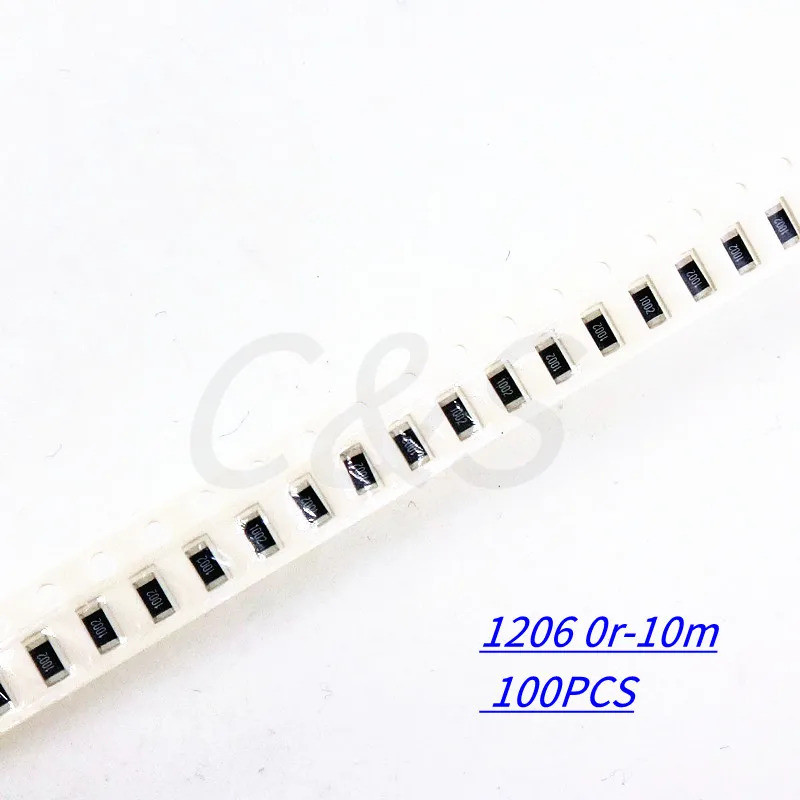 100 ชิ้น 0805 ตัวต้านทาน SMD 0R ~ 10M 1/8W 0 1 10 100 150 220 330 โอห์ม 1K 2.2K 10K 100K 0R 1R 10R 1