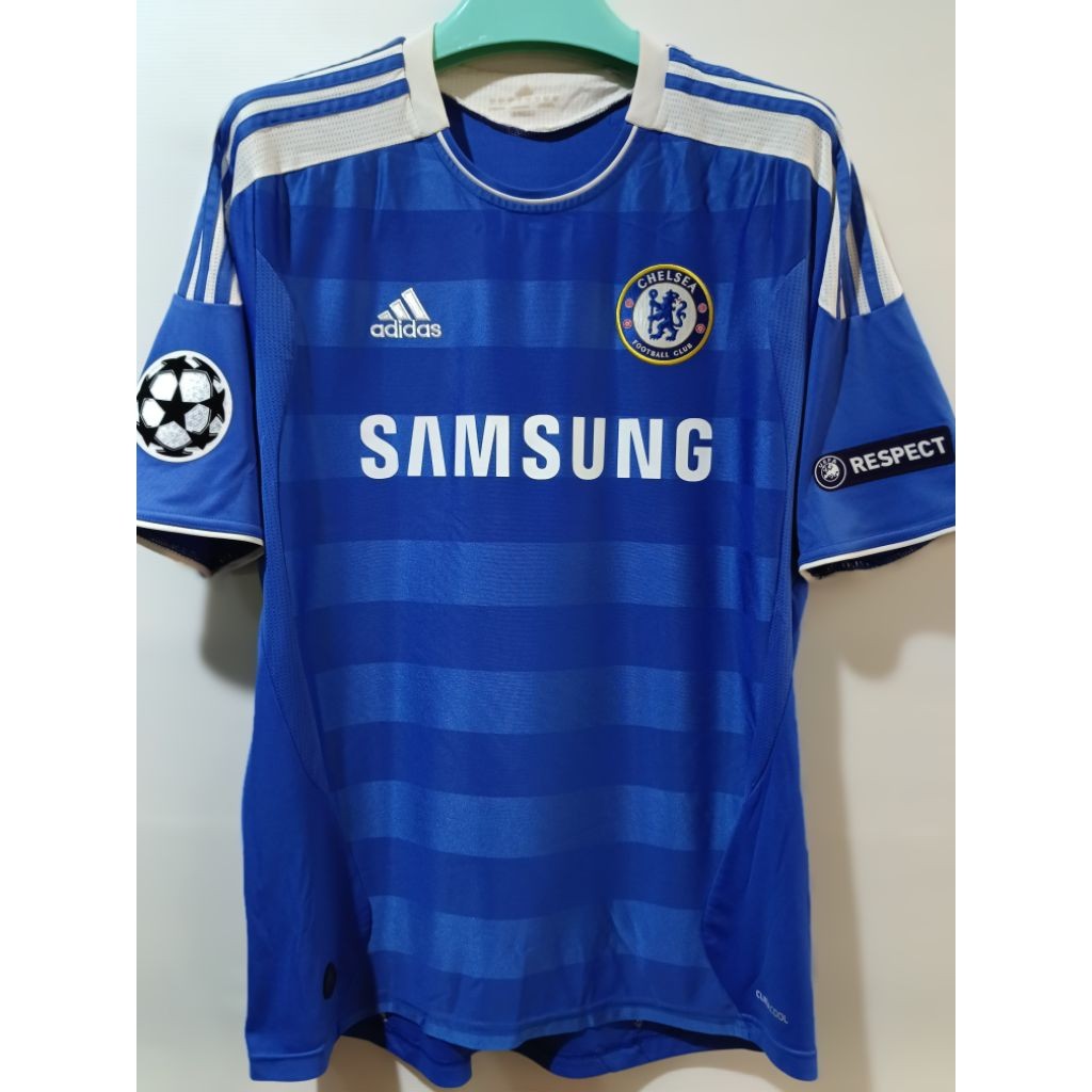 เชลซี เอฟซี ( 🏴󠁧󠁢󠁥󠁮󠁧󠁿 พรีเมียร์ลีกอังกฤษ) 2011 - 2012 เสื้อฟุตบอลเหย้า🏆UEFA CHAMPIONS LEAGUE 2011-20
