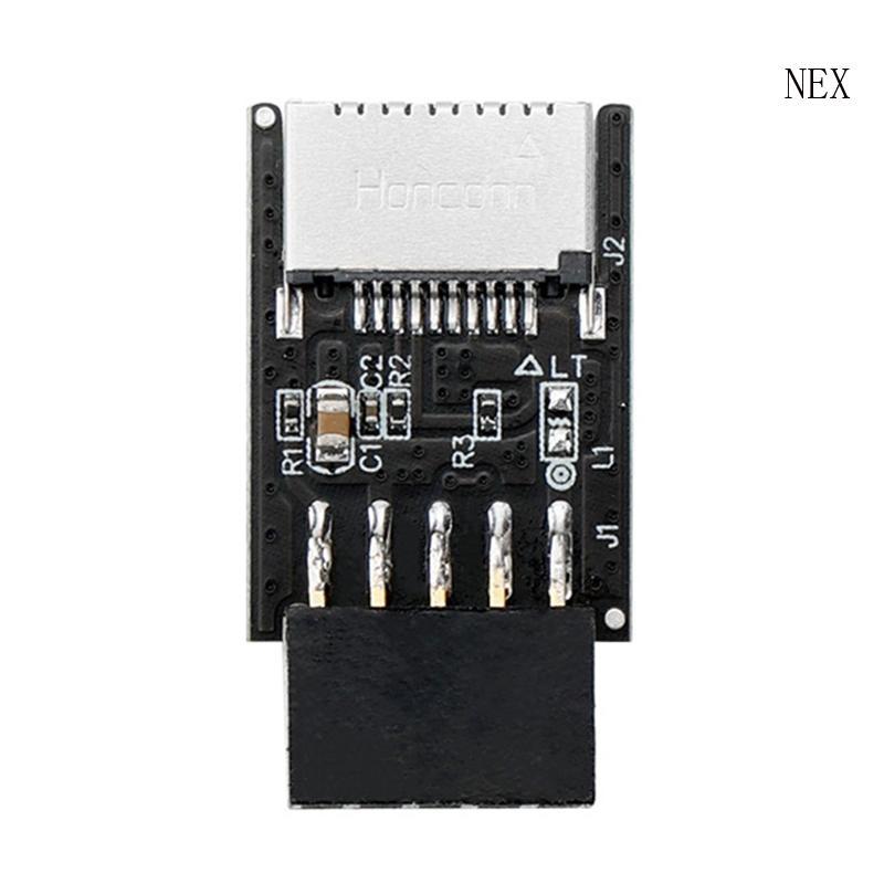NEX Type-E Female to USB 2 0 9 PIN Female Adapter เมนบอร์ด Header ภายใน