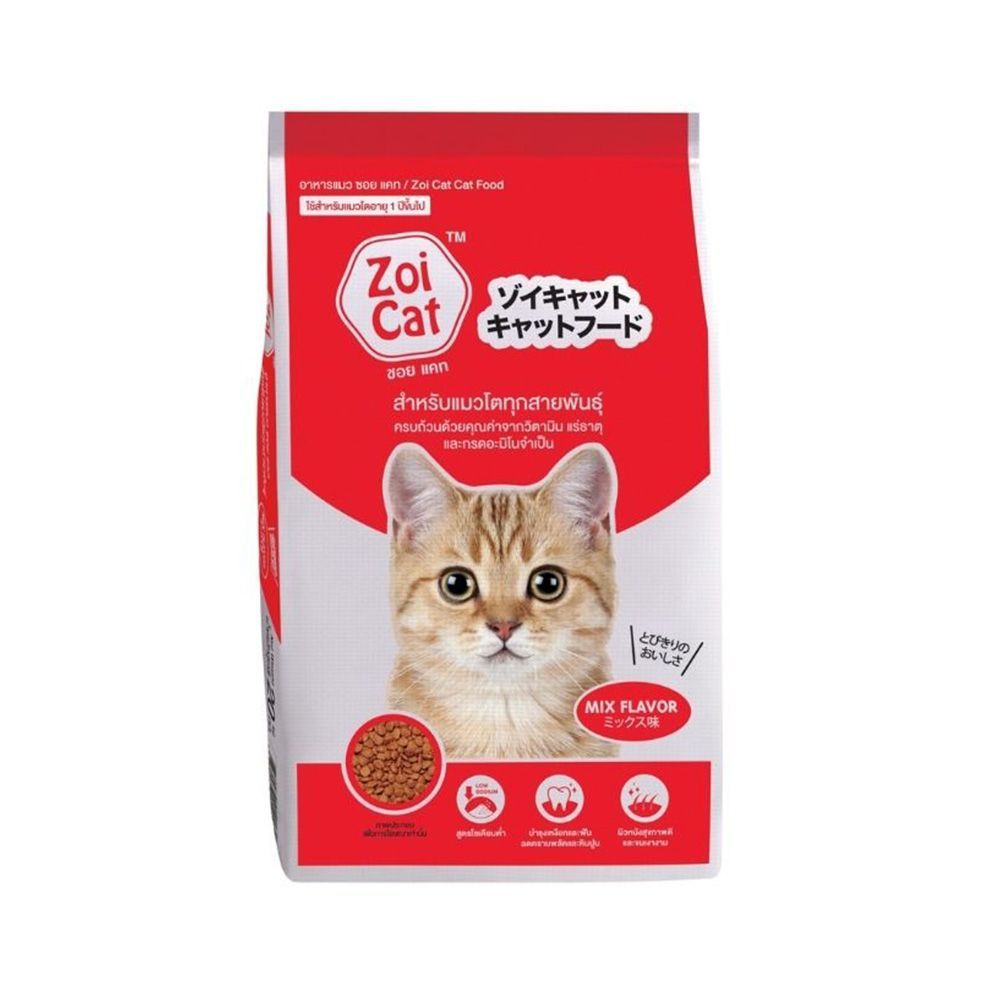 [สินค้าส่งด่วน] ซอยแคท อาหารแมว 1 มิกซ์ 1กก. ZOI CAT 1MIX 1 KG.
