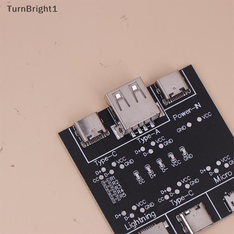 [TurnBright] 1PC USB Cable Data Line Test Board Cable Cheer USB Cable Tester Short Circuit On-Off Sw