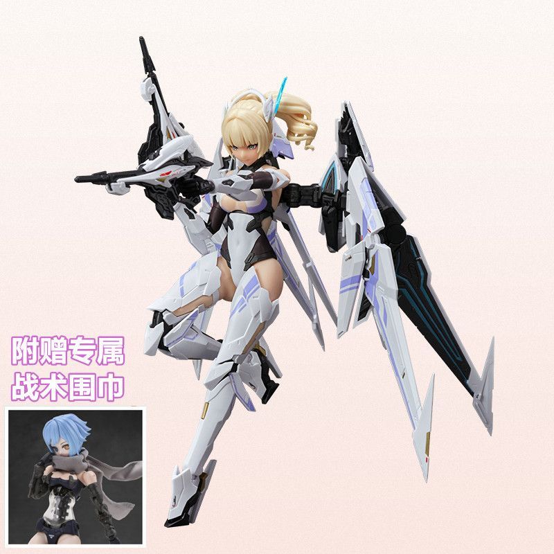 คลังสินค้าพร้อม Jianghun Ji Unlimited Machine UBP-R02T Spear Falcon Machine Girl Assembly Model ตุ๊ก