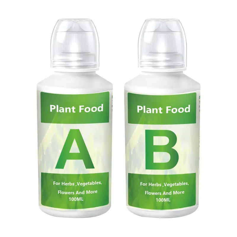 Hydroponic Plant Food Organic Plant Food Organic Plant Food A & B Liquid Hydroponics Fertilizer Hydr