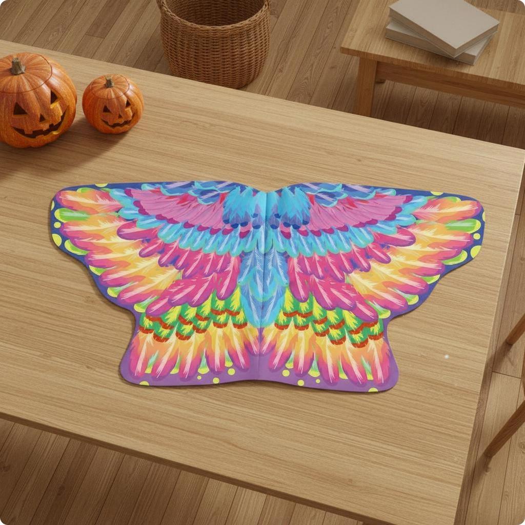 [txejgi] Eagle Wing Cape ฮาโลวีนเด็ก Wing Accessories Set Party Prop Avian Wing Disguise เครื่องแต่ง