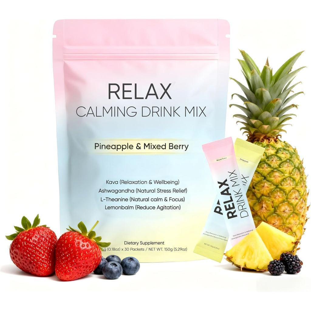 RelaxCalmingDrink,CalmPowderDrinkwith,AshwagandhaandKava,SugarFreeCalmforRelax&Relax&Relax&Relax&Rel