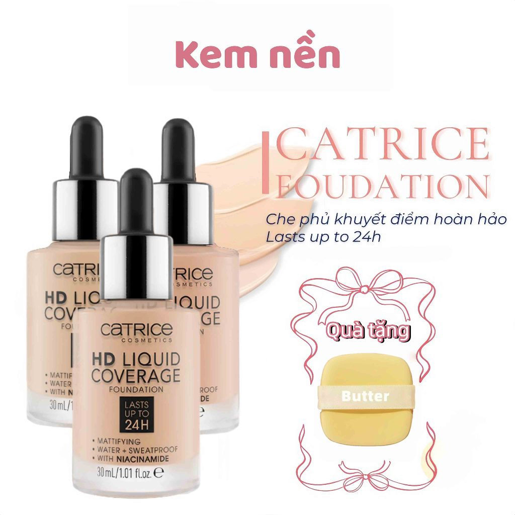 [CATRICE] Catrice HD Liquid Coverage Foundation 30ml COD