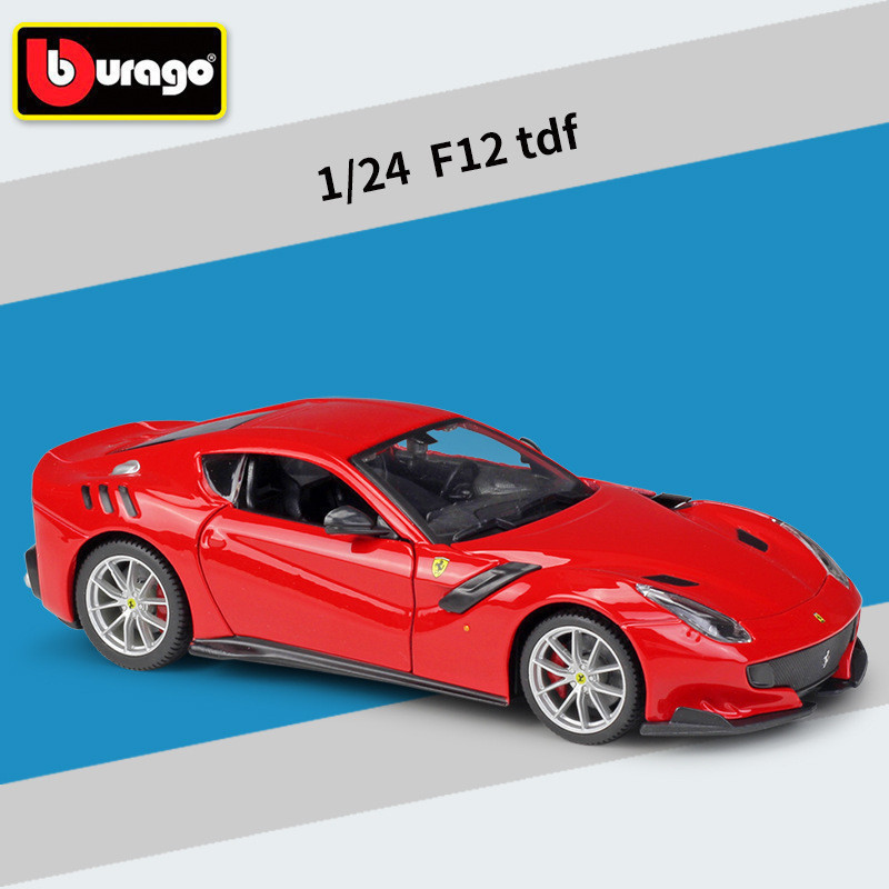 GMR Hobby HC8 G1 Burago 1: 24F12 tdf รถสปอร์ตจําลองรถผลิตภัณฑ์สําเร็จรูปชุดของขวัญของเล่นเครื่องประด