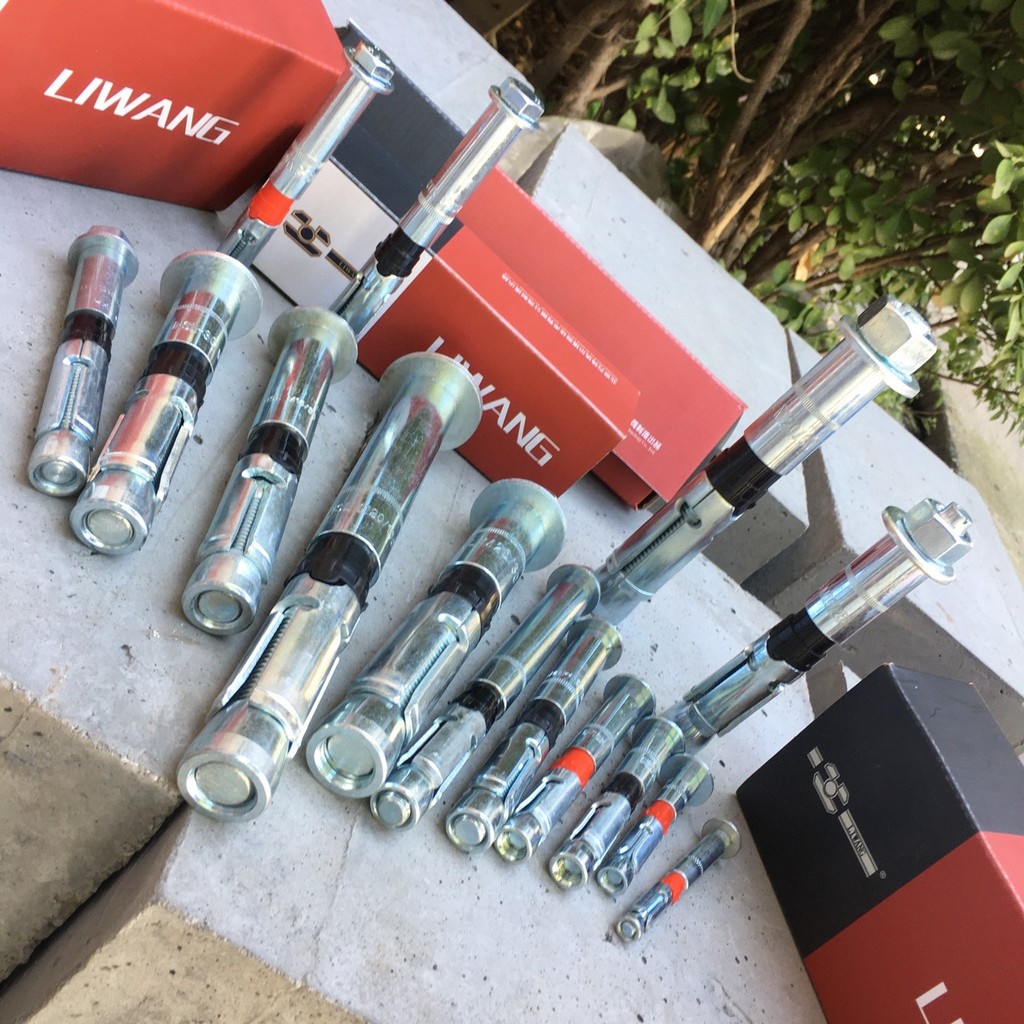 Heavy-Duty Anchor Bolt ขยาย Anchor Bolt การติดตั้งอุปกรณ์เหมาะสําหรับการแตกร้าวคอนกรีตความต้านทานแรง