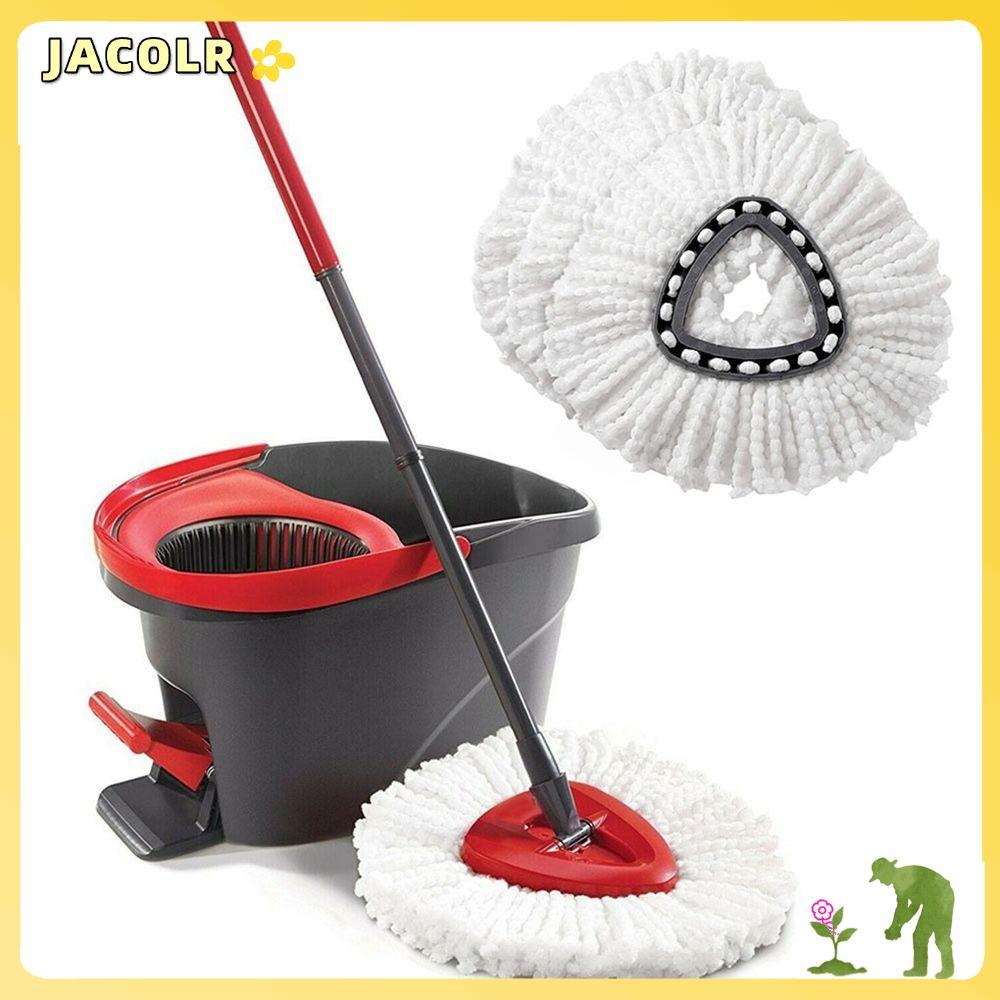 JACOLR Mop Head Spin Mop Triangle Easy Clean Microfiber สําหรับ O-Cedar/Vileda