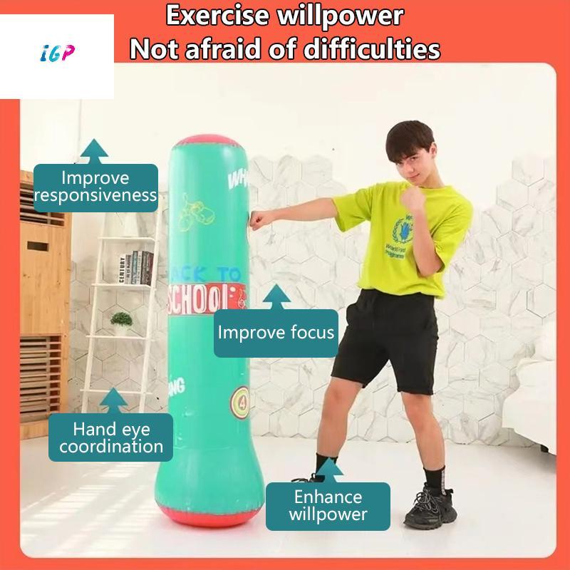 (IGP) Inflatable Punching Boxing Bag Fitness Training Boxing Sa PVC กีฬาต่อสู้คอลัมน์ของเล่นเด็กมวยต