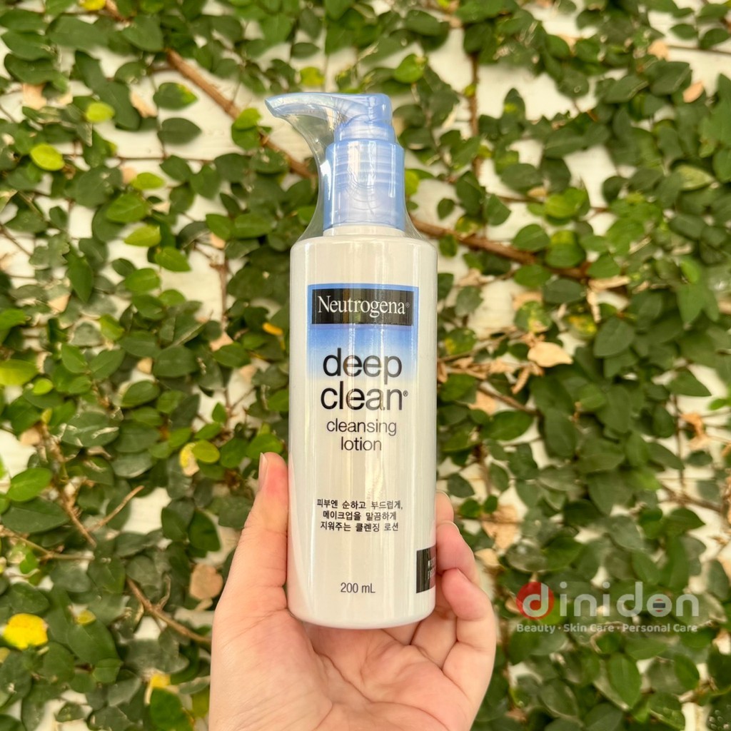 ((dinidon Shop)) Neutrogena Deep Clean Cleansing Lotion 200 Ml.