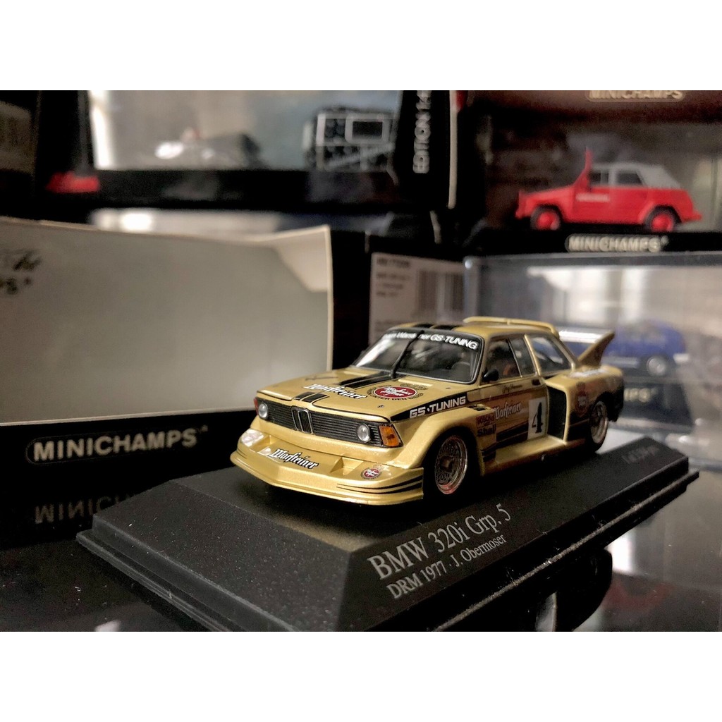 [มาใหม่เดือนพฤษภาคม] Mini Cut 1 43 BMW BMW 320i DRM 1977 5 Group No. 4รถขนาดใหญ่กว้างร่างกายรถใหม่สี