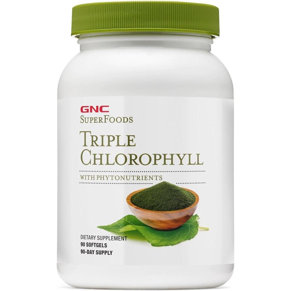 GNC Superfoods Triple Chlorophyll, 90 ซอฟท์เจล