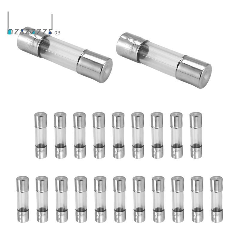 20 x 250 V 2A F2AL Quick F link ฟิวส์หลอดแก้ว 5 มม. x 20 มม.