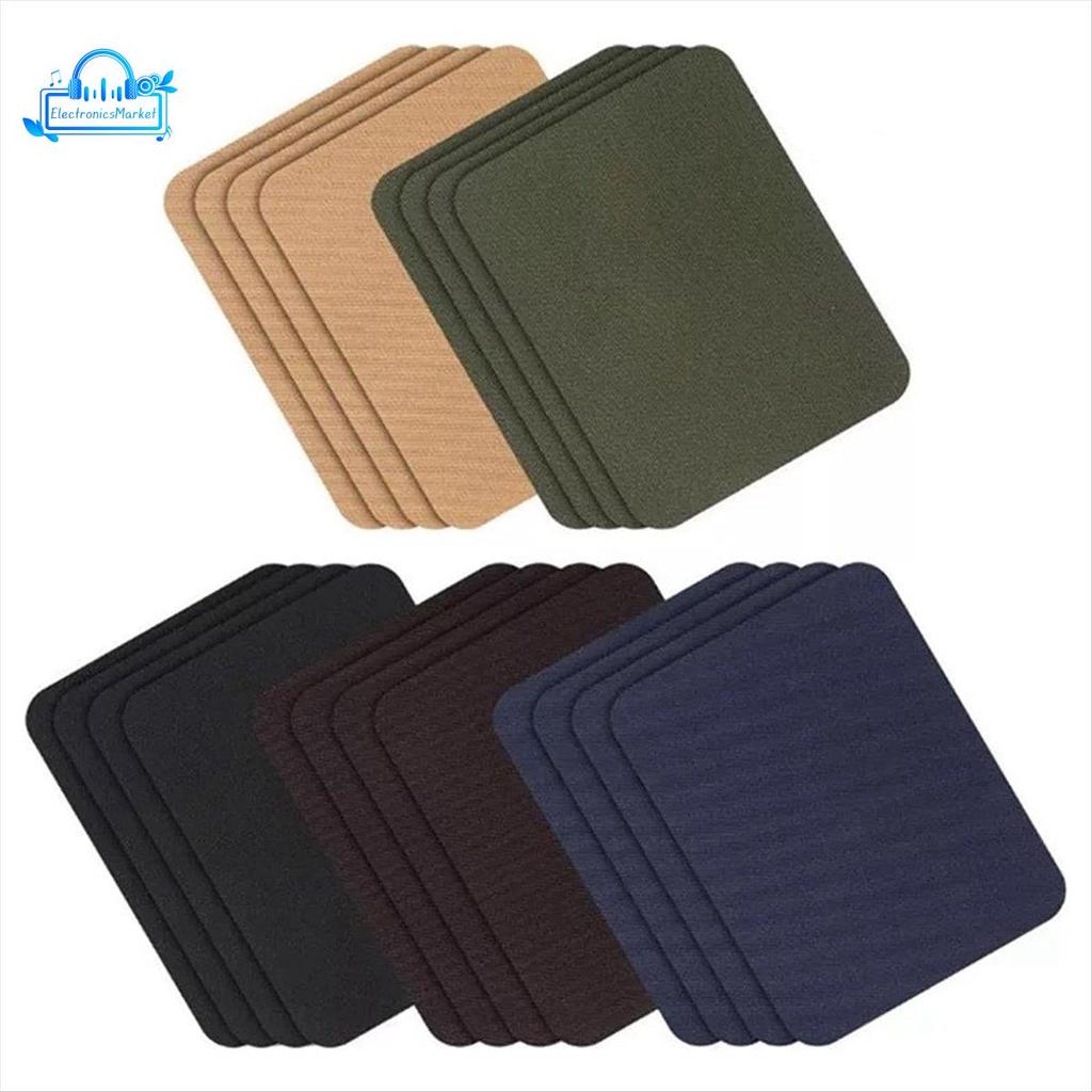 [Promote E]Iron on Repair Patch, 20PCS Multi-Color Fabric Patch Iron บนสําหรับซ่อมเสื้อผ้าขนาด 3.7In