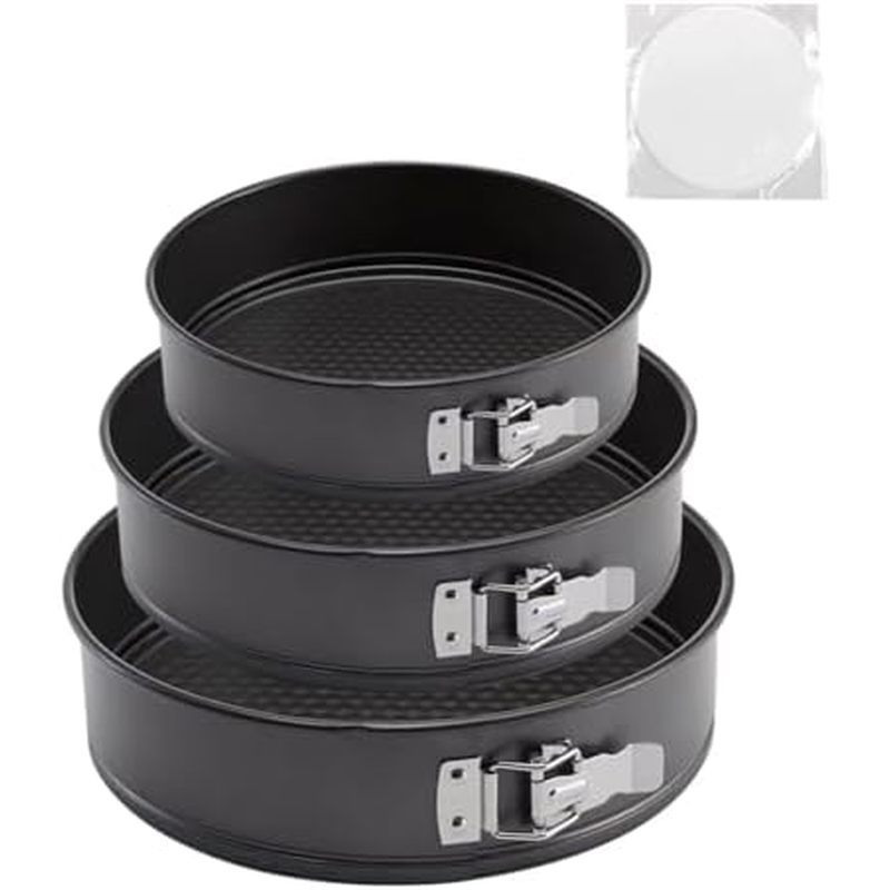 Springform Cake Pan, Cake Pan with 6 Different Size (7,8,9,9.5,10.2,11inch), Cake Molds for Baking w