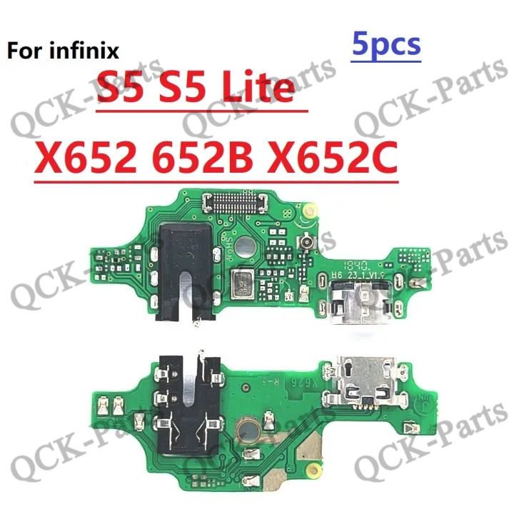 Charger สําหรับ Infinix S5 Lite USB ชาร์จพอร์ต Dock ปลั๊กซ็อกเก็ตแจ็คเชื่อมต่อ Flex สําหรับ Infinix 