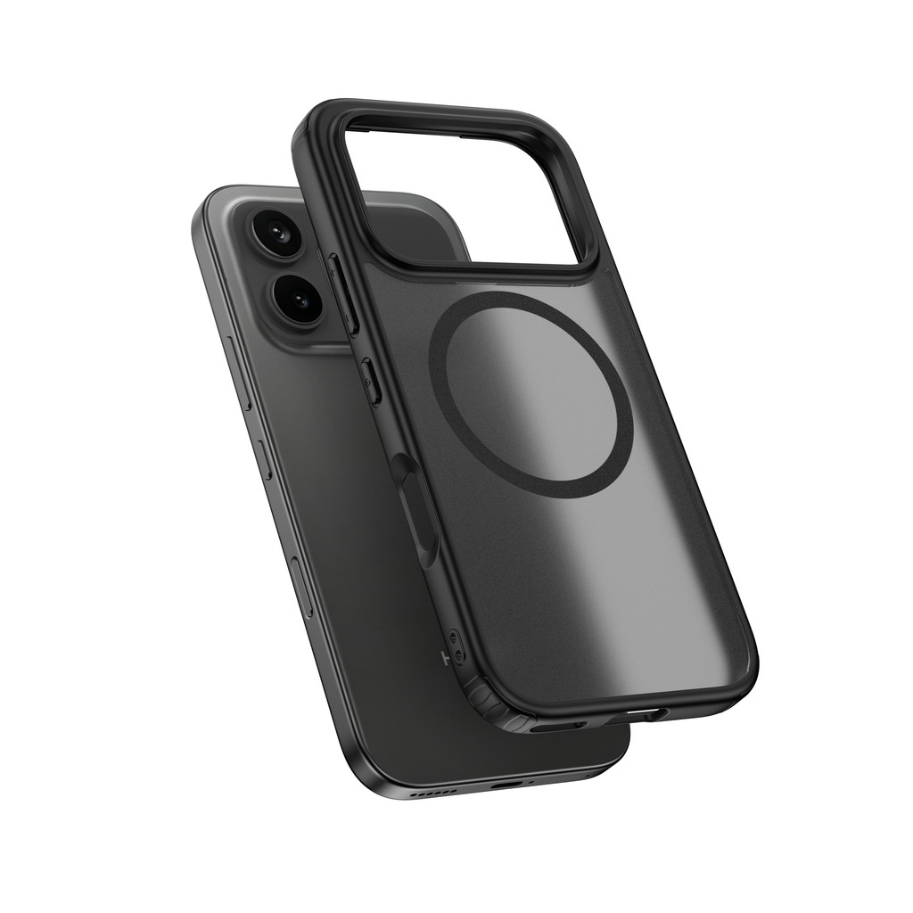 สําหรับ HONOR 600 600 Pro Case ELVEV พีซีแข็งที่สวยงาม + ฝาครอบโทรศัพท์ดูดป้องกันลายนิ้วมือ TPU แบบนุ่ม